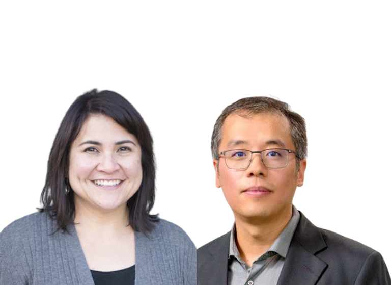 Headshots of Diana Bautista and Lexin Li